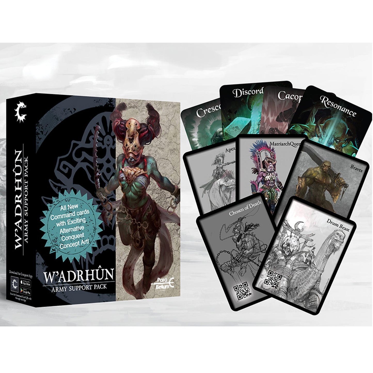 Wadrhun: Alternate Art Army Support Pack - Bộ Bài Hỗ Trợ Quân Đội - Para Bellum