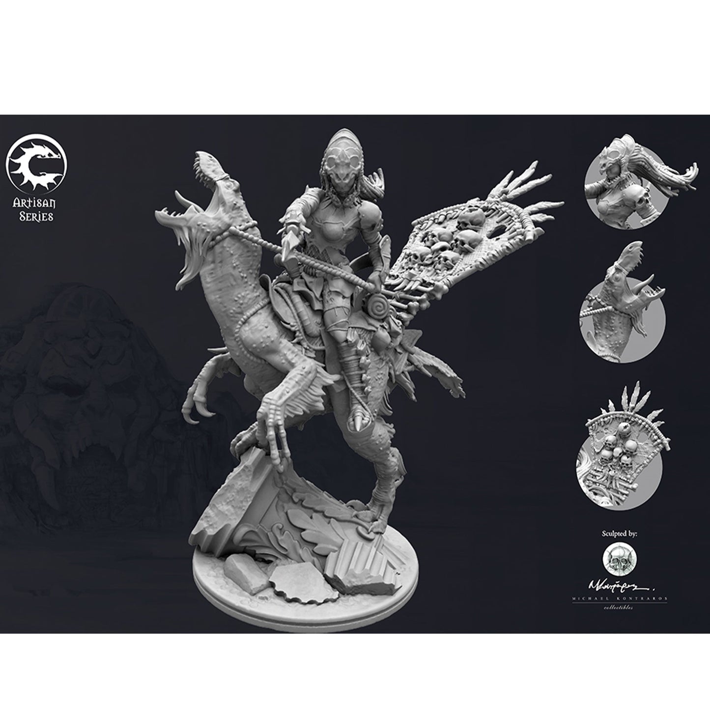 Conquest Miniatures Game Wadruhn: Mounted Predator Artisan Series - Mô hình Resin Cao Cấp - Para Bellum - Hình ảnh sản phẩm