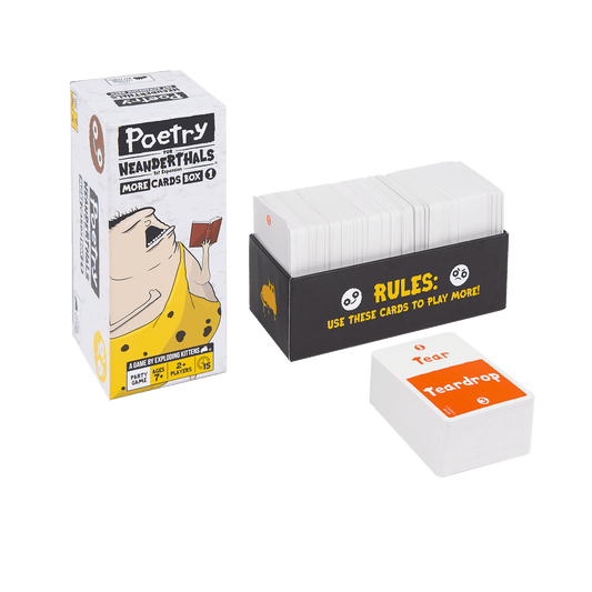 Poetry for Neanderthals Expansion More Cards Box 1 - Bản mở rộng board game thẻ bài - Exploding Kittens - Hình ảnh chi tiết 2