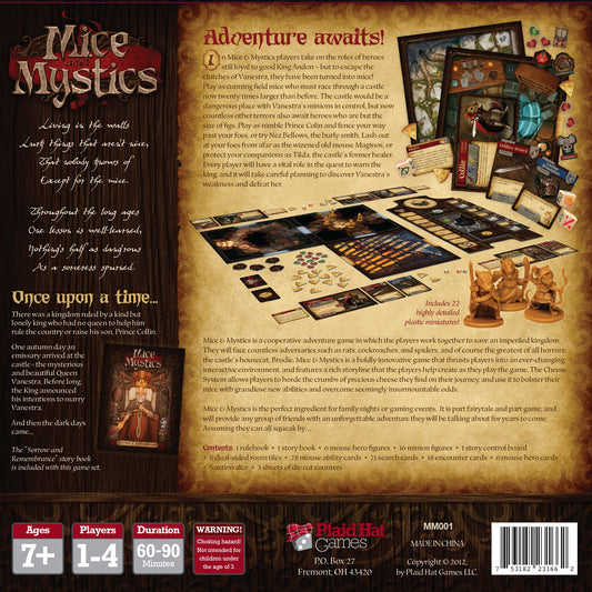 Mice & Mystics - Board Game Phiêu Lưu Nhập Vai Hợp Tác - Z-Man Games