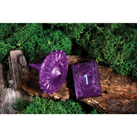 PolyHero Wizard d20 Wizard Hat and d2 Spellbook in Wizardstone - Bộ Xúc Xắc Phù Thủy - PolyHero - Hình ảnh chi tiết 2