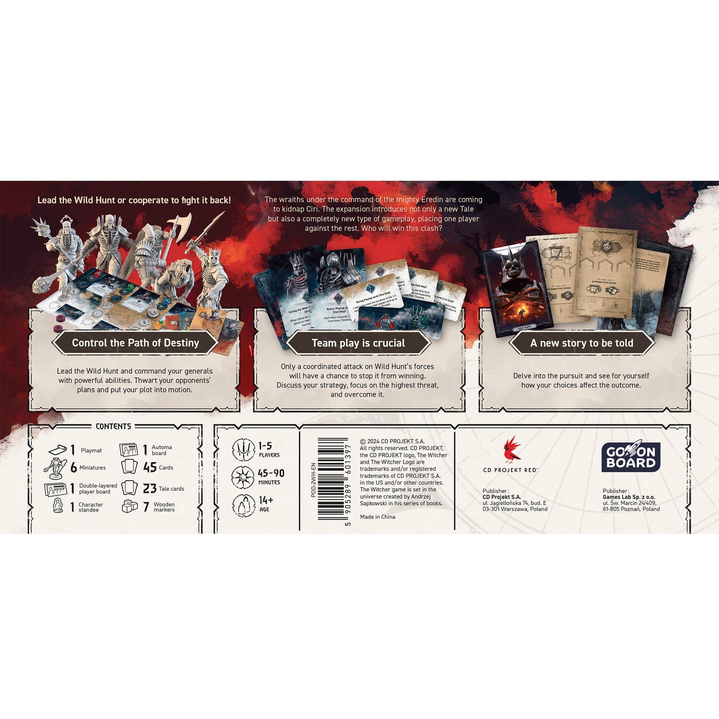 The Witcher: Path of Destiny - Wild Hunt - Bản Mở Rộng Board Game Chiến Thuật - Rebel