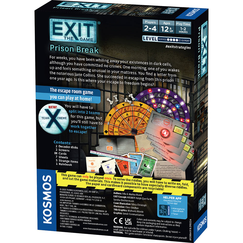 EXIT: The Game - Prison Break - Trò chơi thoát hiểm Escape Room - Thames & Kosmos - Hình ảnh bổ sung 5