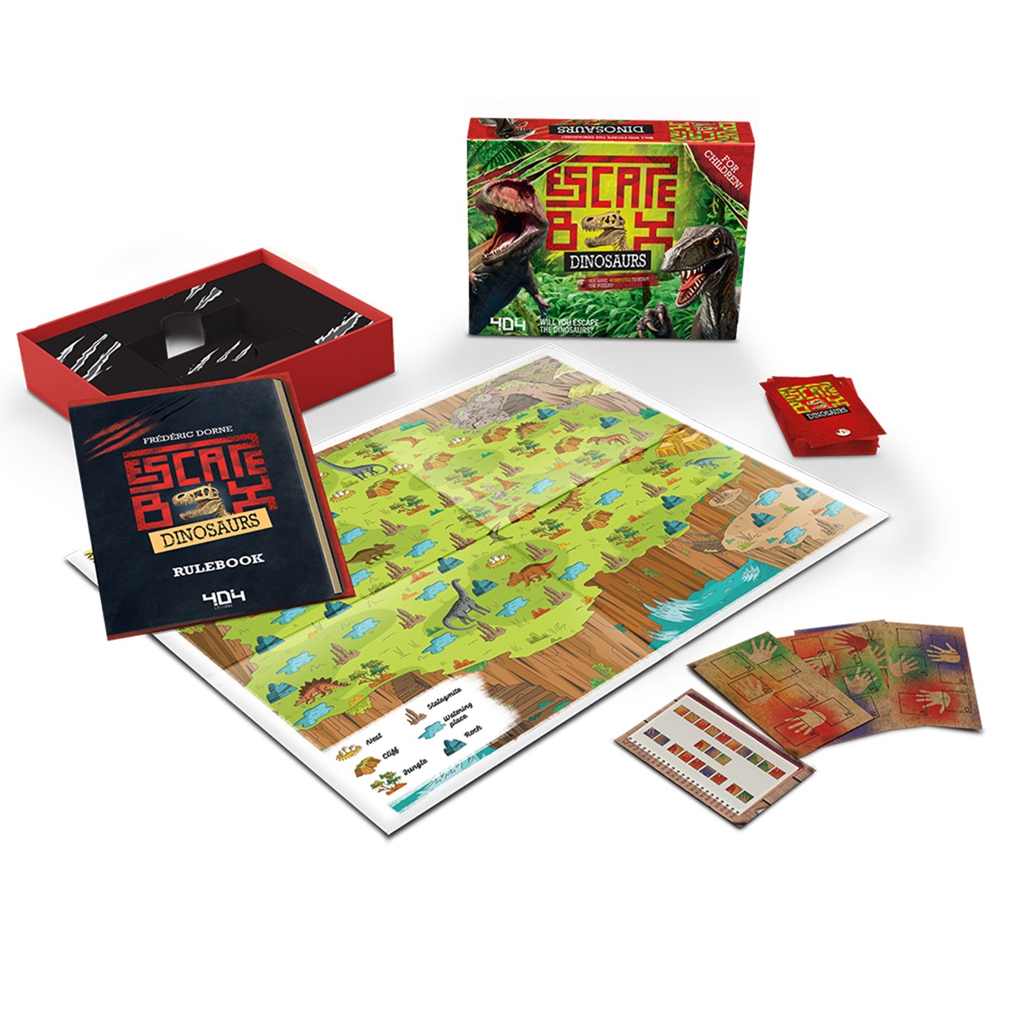 Escape Box Dinosaurs - Trò chơi Escape Room tại gia - 404 On Board