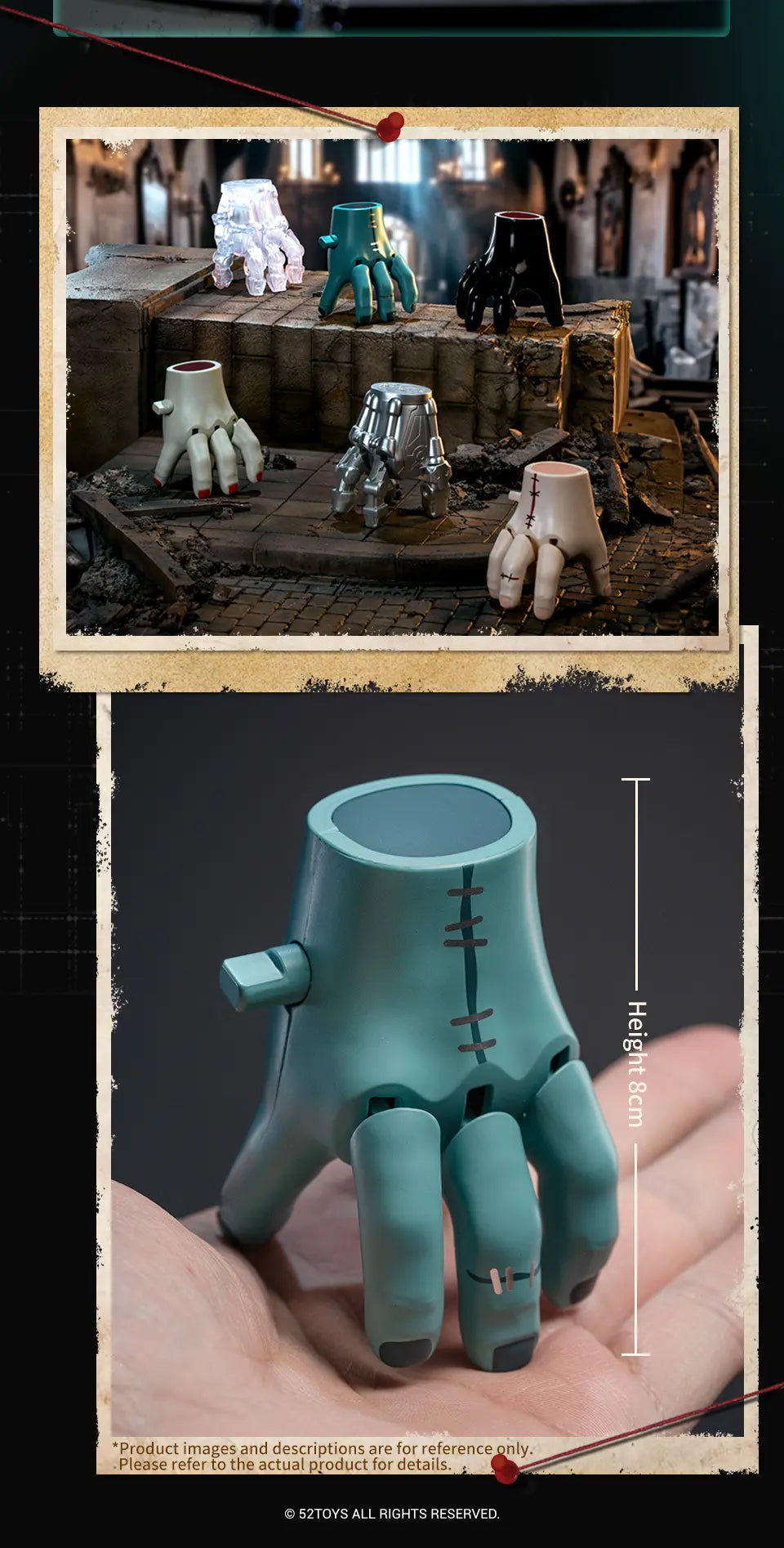 QUESERA - STRANGER HANDS - Mô hình Blind Box Art Toy - 52TOYS