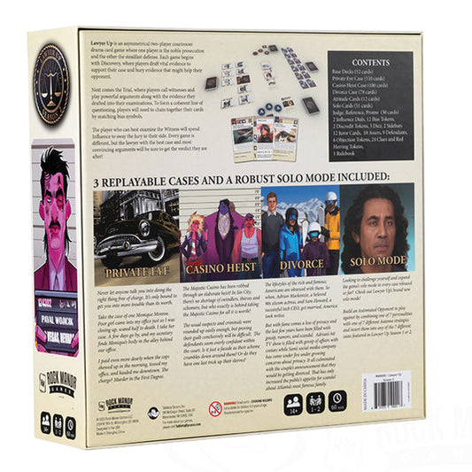 Lawyer Up Board Game: Season 2 - Board Game Thẻ Bài Chiến Thuật Đối Kháng - Tabletop Tycoon