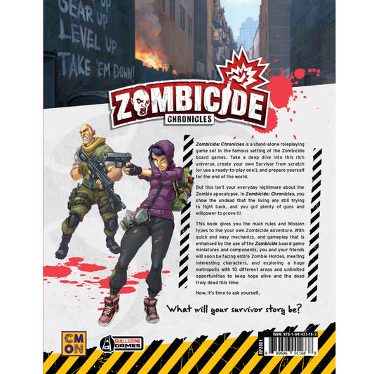 Zombicide Chronicles The Roleplaying Game Core Book - Sách Board Game Nhập Vai - CMON