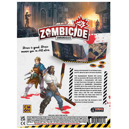 Zombicide Chronicles The Roleplaying Game GameMaster Starter Kit - Bộ Công Cụ Quản Trò Board Game Nhập Vai - CMON