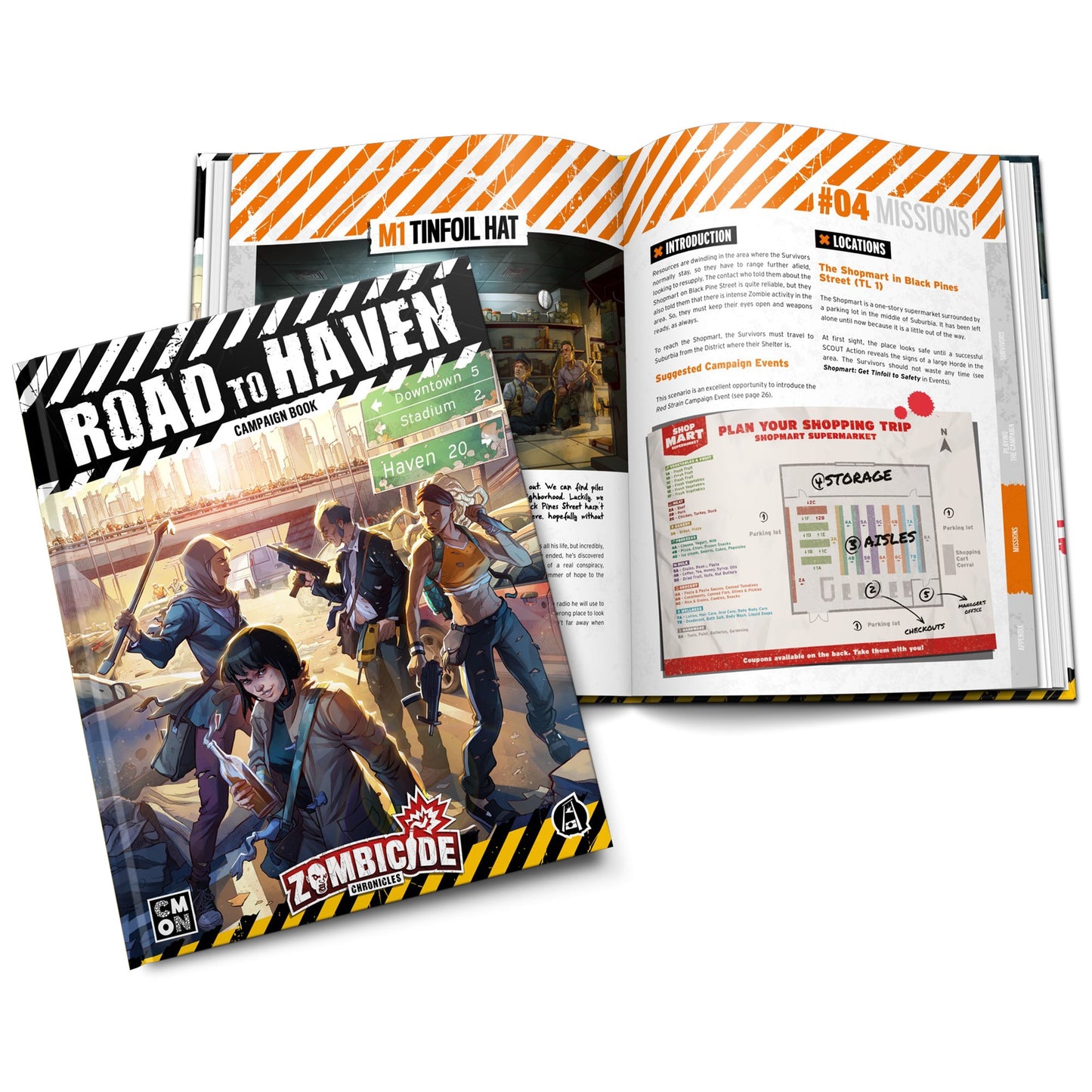 Zombicide Chronicles Roleplaying Game: Road to Haven CAMPAIGN BOOK - Sách Chiến Dịch Board Game Nhập Vai - CMON - Hình ảnh sản phẩm