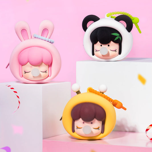 Rolife Baby Nanci Fluffy Party Headphone Case - Ốp tai nghe lông xù Art Toy - Rolife