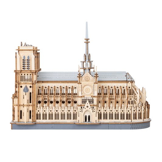 Rowood 3D Wooden Puzzle - Paris Cathedral TG511 - Mô hình gỗ lắp ráp 3D - Rolife