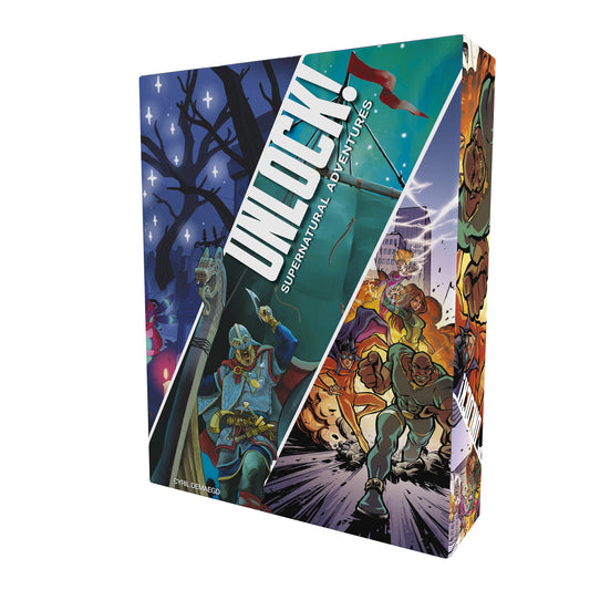 Unlock! 12 Supernatural Adventures Card Game - Trò chơi thẻ bài giải đố Escape Room - Space Cowboys