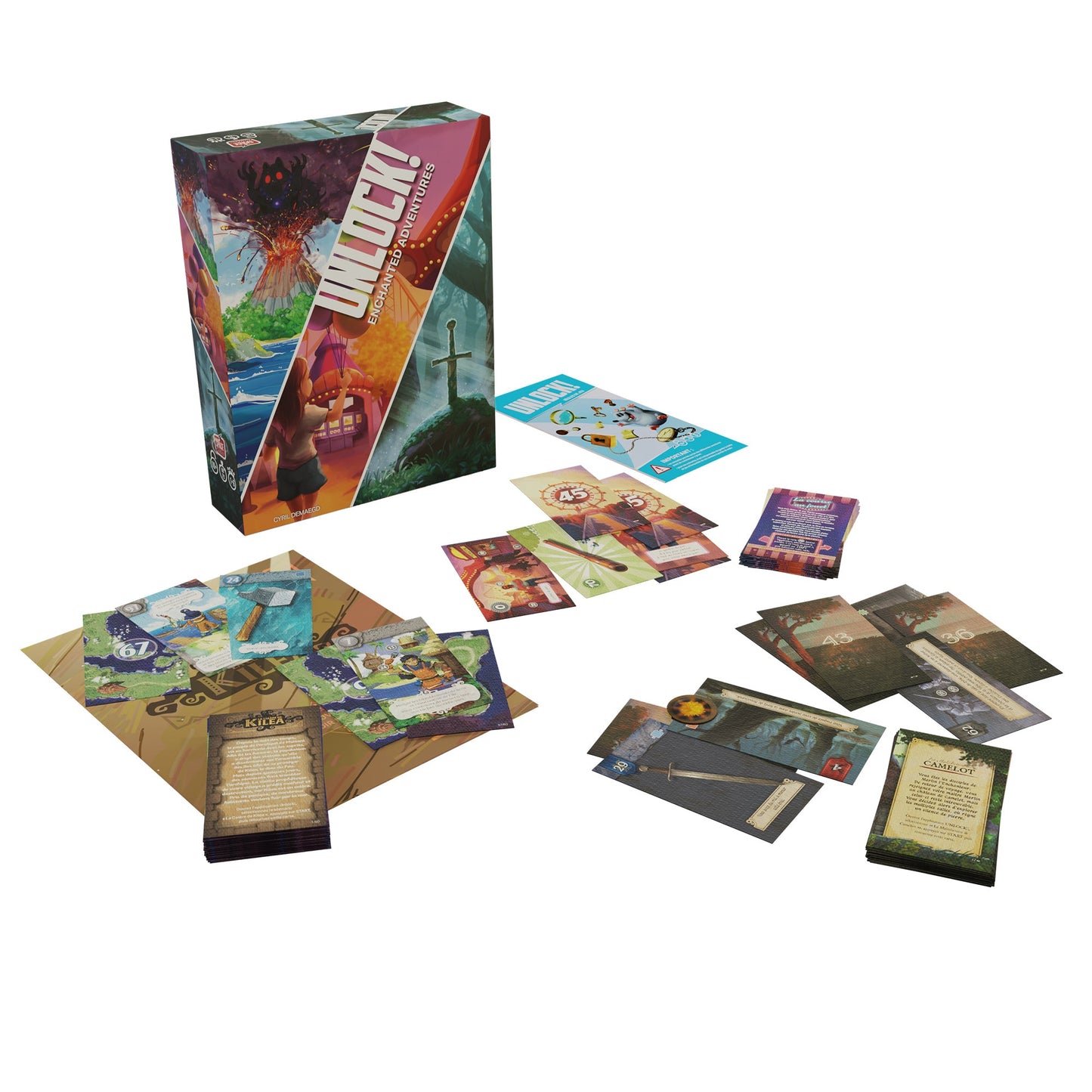 UNLOCK! Enchanted Adventures Card Game - Board Game Thẻ Bài Giải Đố - Space Cowboys