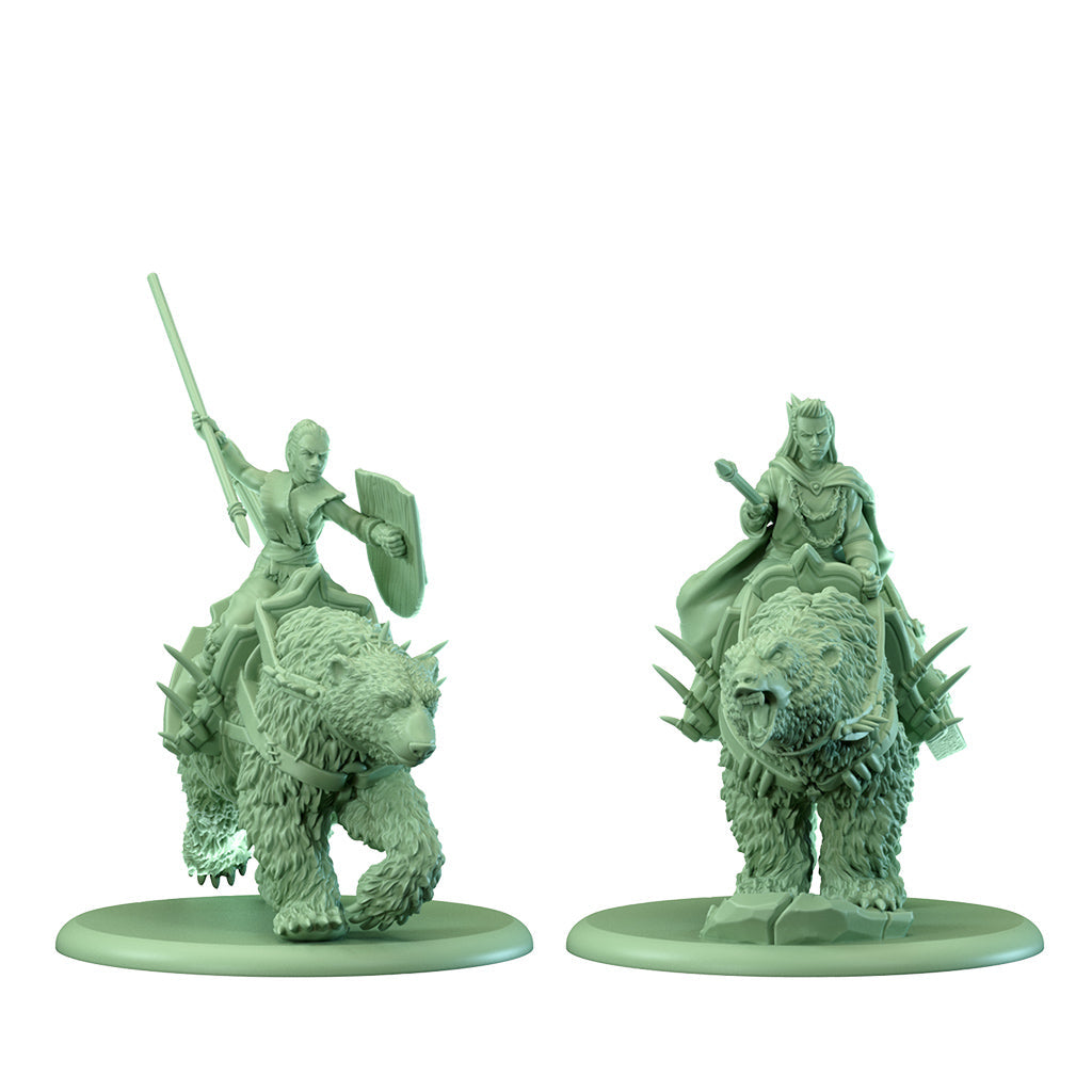 A Song of Ice & Fire Miniatures - Free Folk Frozen Shore Bear Riders - Mô hình Kỵ binh Gấu Chiến thuật - CMON