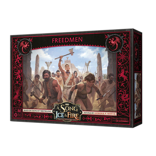 A Song of Ice & Fire Tabletop Miniatures Game Freedmen Unit Box - Mô Hình Chiến Thuật House Targaryen - CMON