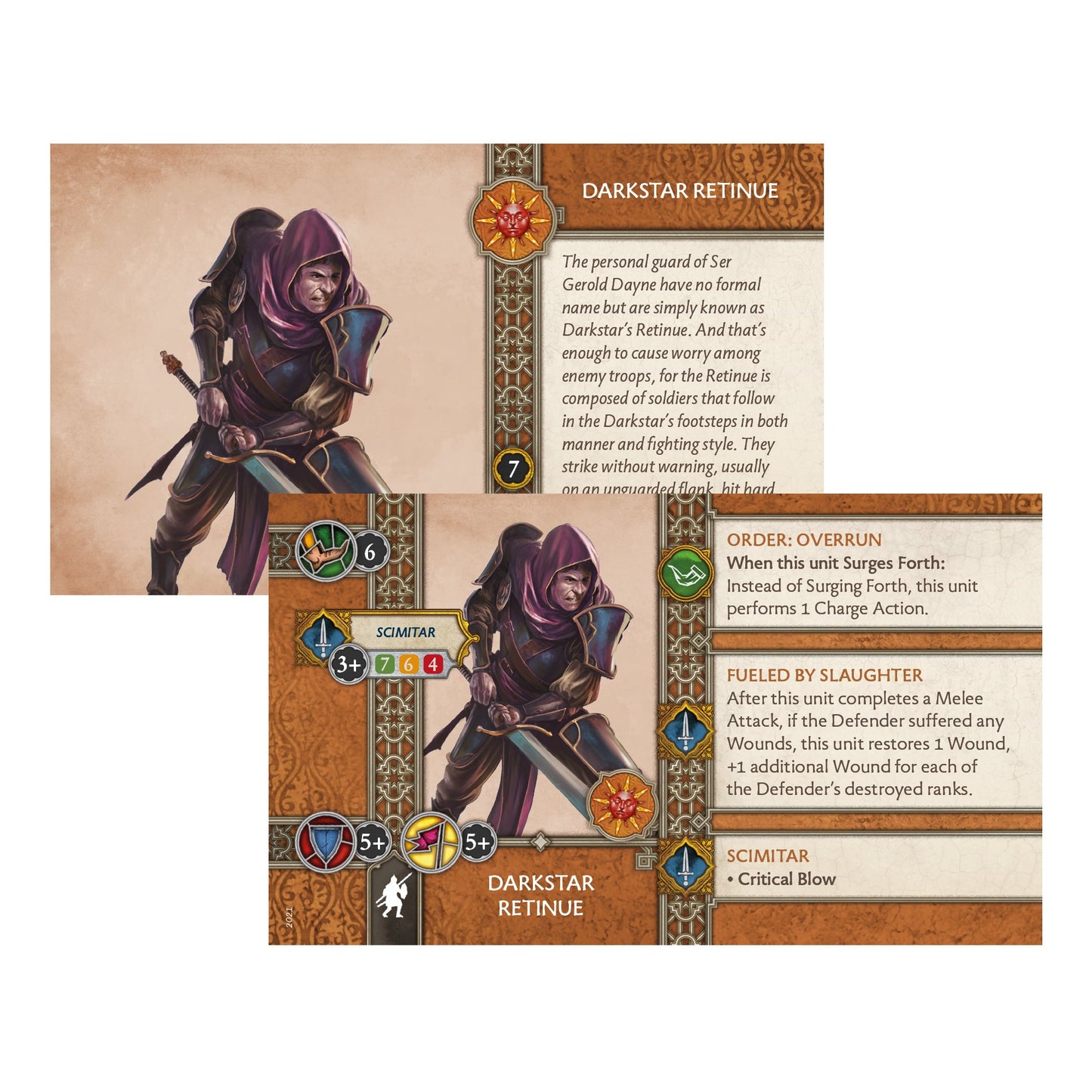 A Song of Ice and Fire: Darkstar Retinue UNIT BOX - Board Game Chiến Thuật Nhà Martell - CMON - Hình ảnh bổ sung 5