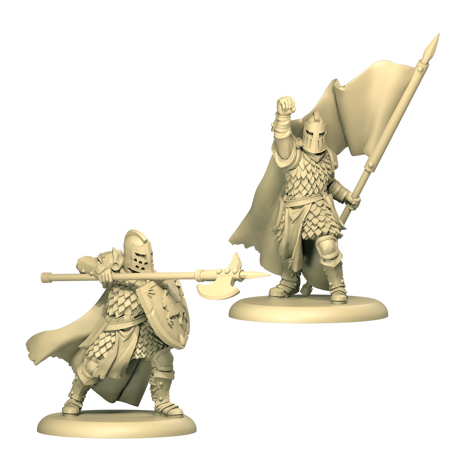 A Song of Ice & Fire Miniatures Game Baratheon Halberdiers UNIT BOX - Board Game Chiến Thuật - CMON