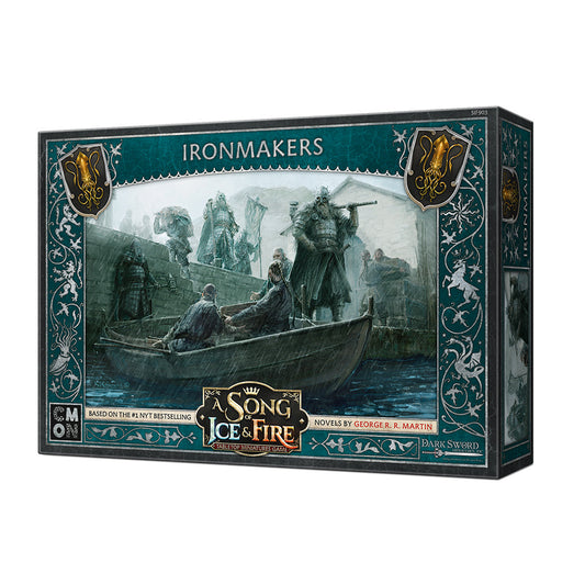 A Song of Ice & Fire Tabletop Miniatures Game Ironmakers Unit Box - Bộ Mô Hình Chiến Thuật Nhà Greyjoy - CMON