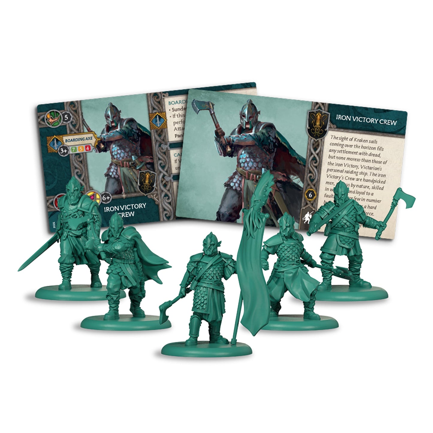 A Song of Ice & Fire Miniatures Game - Iron Victory Crew Unit Box | Bộ Mở Rộng Board Game Chiến Thuật | CMON