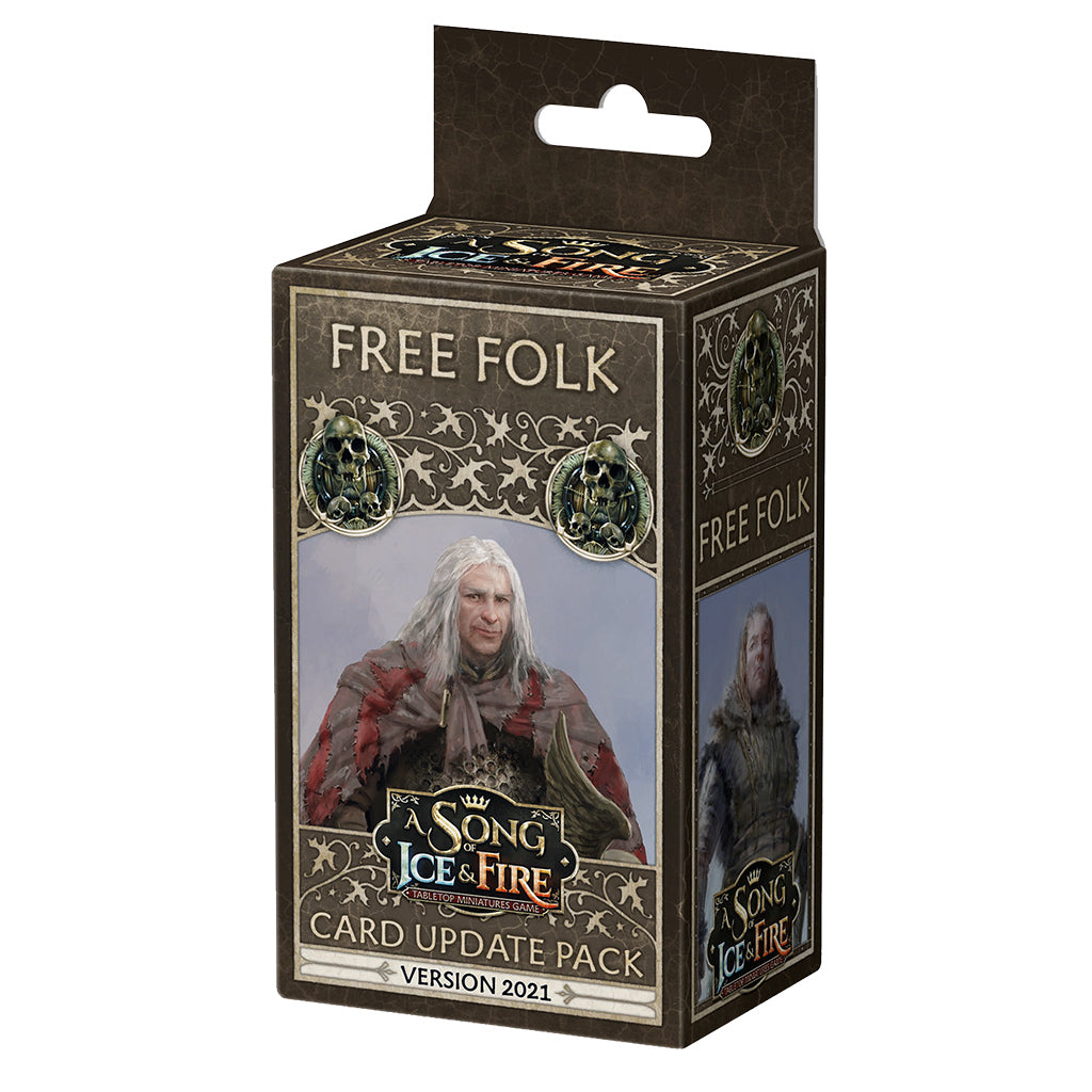 A Song of Ice & Fire Tabletop Miniatures Game - Free Folk Faction Pack - Bộ Thẻ Bài Chiến Thuật - CMON