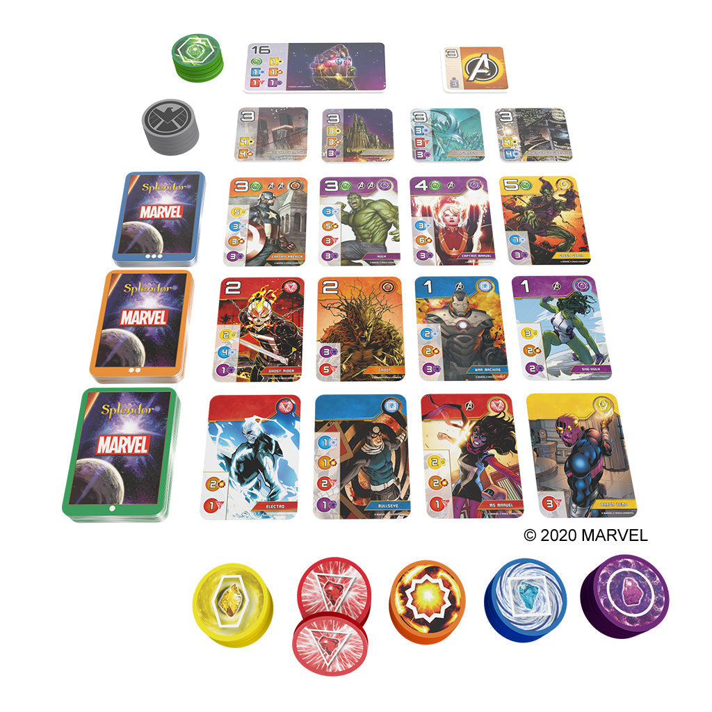Splendor: Marvel - Board Game Chiến Thuật Siêu Anh Hùng - Space Cowboys