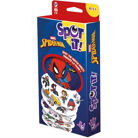 Spot It! Spider-Man Eco Blister - Board Game Thẻ Bài Phản Xạ Nhanh - Zygomatic Marvel