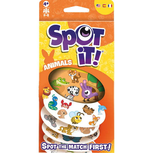 Spot It Animals (Eco-Blister) - Board Game Thẻ Bài Quan Sát Phản Xạ - Zygomatic