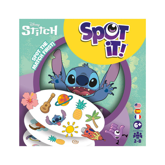 Spot It! Lilo and Stitch (Eco Sleeve) - Board Game Thẻ Bài Quan Sát Nhanh Tay - Zygomatic