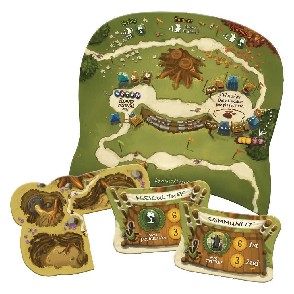 Everdell Board Game: Bellfaire Expansion - Bản mở rộng trò chơi để bàn - Tabletop Tycoon Tabletop Tycoon - Board Game Expansi