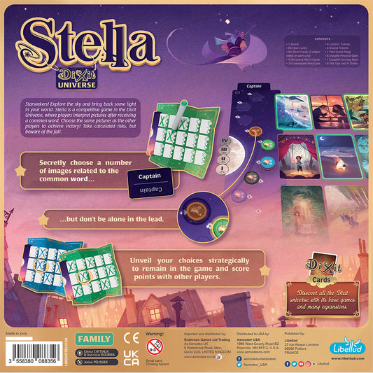 Stella - Dixit Universe - Picture Interpretation Game - Board Game Giải Mã Hình Ảnh - Libellud
