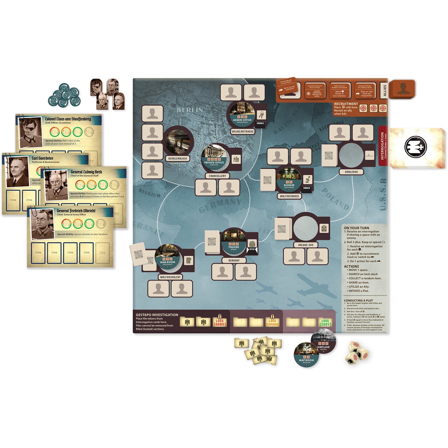 Valkyrie A Black Orchestra Board Game - Board Game Chiến Thuật - Tabletop Tycoon