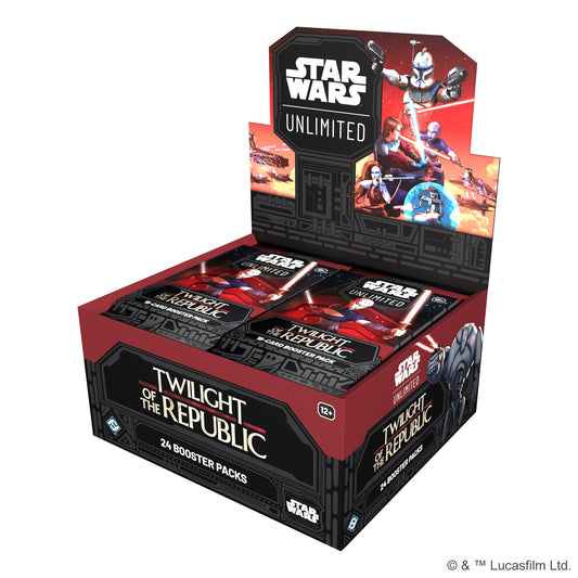 Star Wars: Unlimited – Twilight of the Republic: Booster Display - Thẻ bài TCG Chính Hãng Fantasy Flight Games