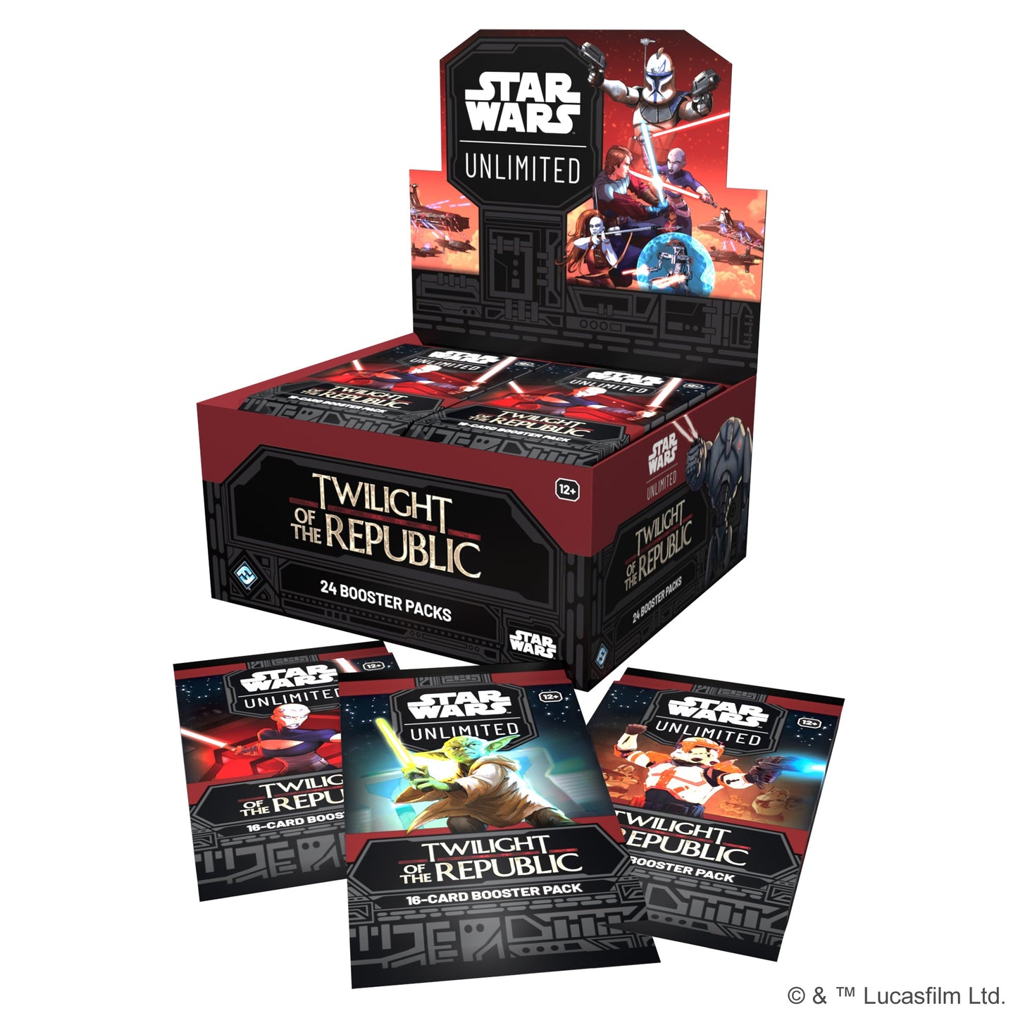 Star Wars: Unlimited – Twilight of the Republic: Booster Display - Thẻ bài TCG Chính Hãng Fantasy Flight Games