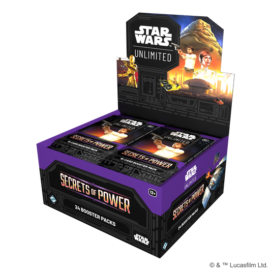 Star Wars: Unlimited - Secrets of Power: Booster Display - Thẻ Bài TCG Fantasy Flight Games
