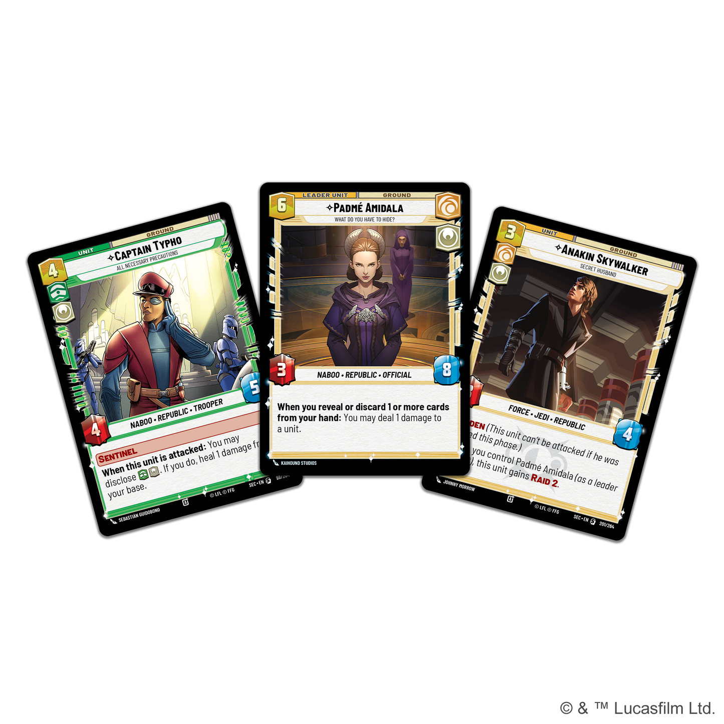 Star Wars: Unlimited - Secrets of Power: Spotlight Deck: Padme Amidala - Bộ Bài TCG Chiến Thuật - Fantasy Flight Games