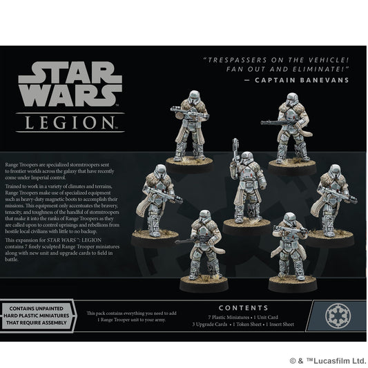 Star Wars: Legion Range Troopers Expansion - Mô Hình Lính Đặc Nhiệm Imperial - Atomic Mass Games