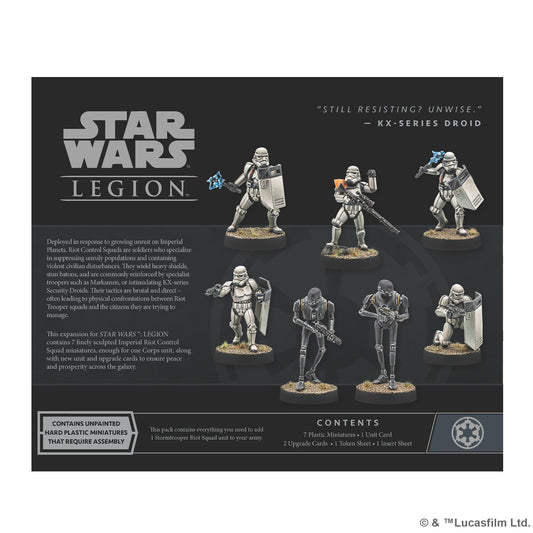 Star Wars: Legion - Imperial Riot Control Squad Unit Expansion - Board Games Chiến Thuật - Atomic Mass Games
