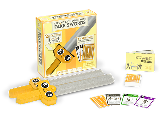 Let's Hit Each Other With Fake Swords - Trò chơi thẻ bài đối kháng - Exploding Kittens