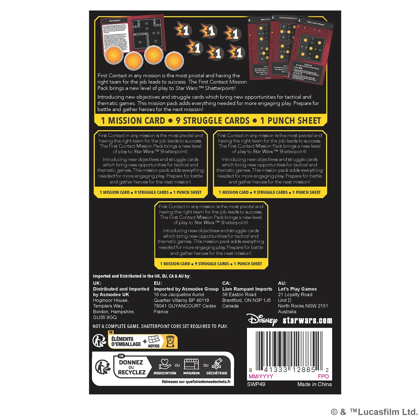 Star Wars: Shatterpoint - First Contact Mission Pack - Gói Nhiệm Vụ Mở Rộng - Atomic Mass Games