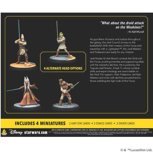 Star Wars: Shatterpoint – Wisdom of the Council Squad Pack - Board Game Chiến Thuật - Atomic Mass Games