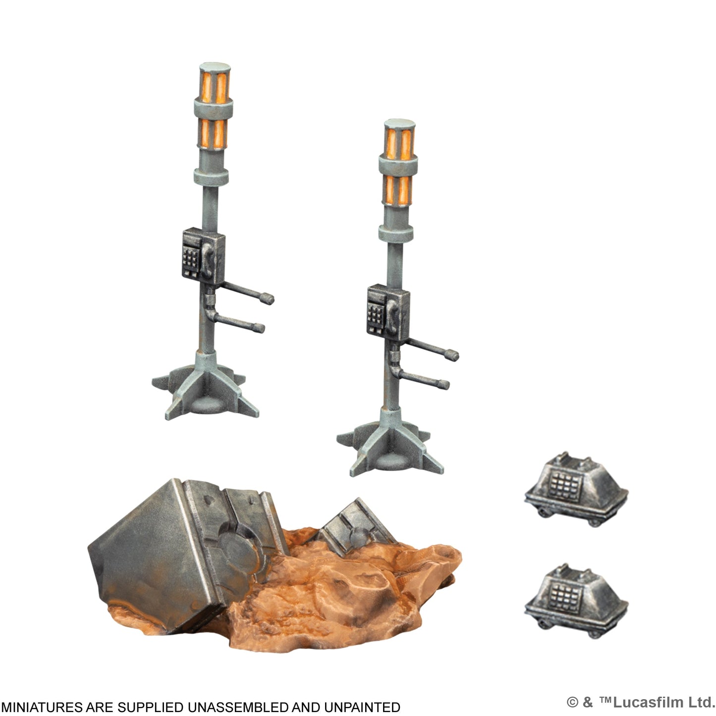 Star Wars: Legion – Outer Rim Battles Terrain Pack Phụ Kiện Địa Hình Sa Bàn Atomic Mass Games
