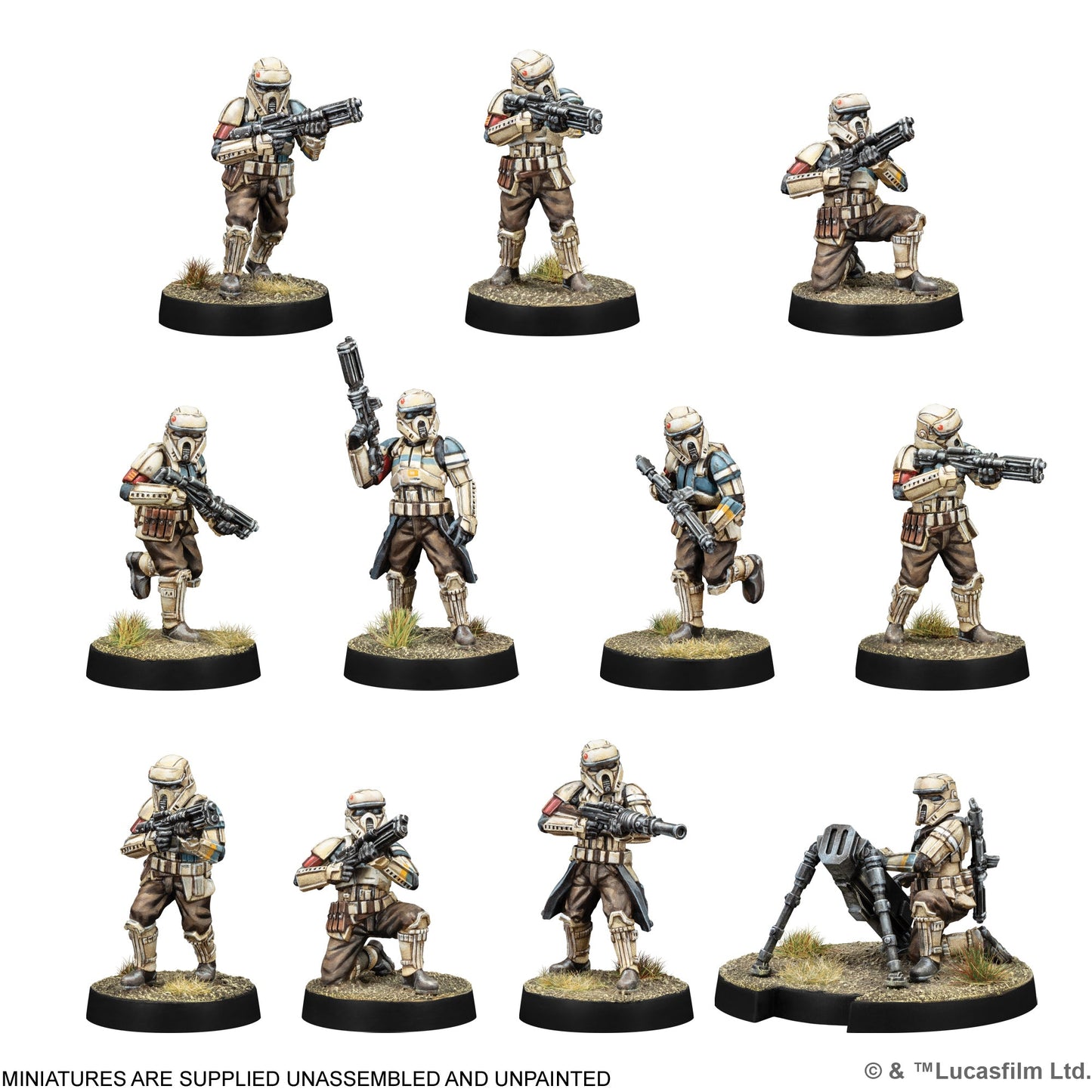 Star Wars: Legion – Imperial Shoretroopers - Board Game Chiến Thuật - Atomic Mass Games - Góc nhìn khác 3