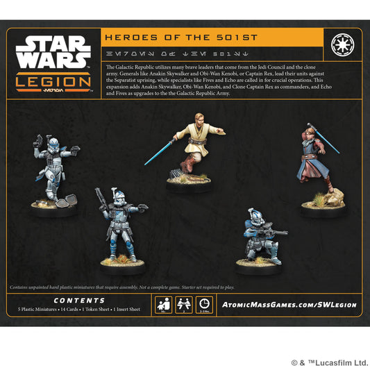 Star Wars: Legion – Heroes of the Clone Army - Board Game Chiến Thuật - Atomic Mass Games