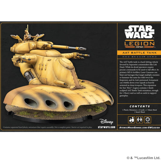 Star Wars: Legion - AAT Battle Tank | Mô Hình Xe Tăng Chiến Thuật | Atomic Mass Games