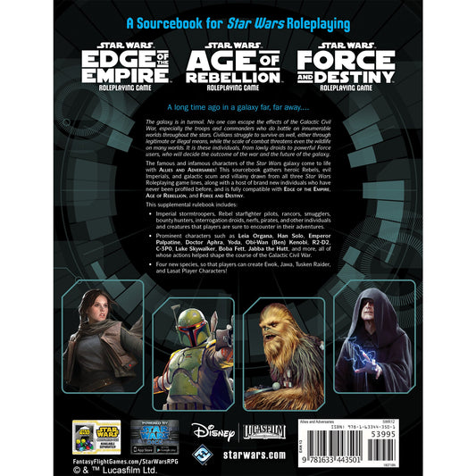 Star Wars Roleplaying - Allies and Adversaries | Sách Nhập Vai RPG | Edge Studio