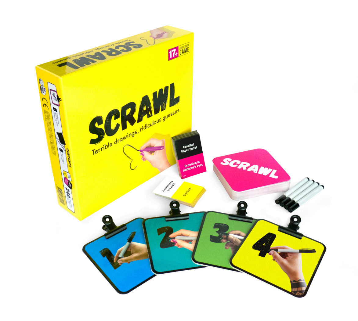 Scrawl - Board Game Vẽ Hình Hài Hước Cho Người Lớn - Big Potato Games Big Potato Games - ảnh 4 - Party Games