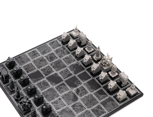 Stainless Steel Istanbul Edition | Bộ Cờ Vua Kiến Trúc Thép Không Gỉ | Skyline Chess - Hình ảnh chi tiết 2