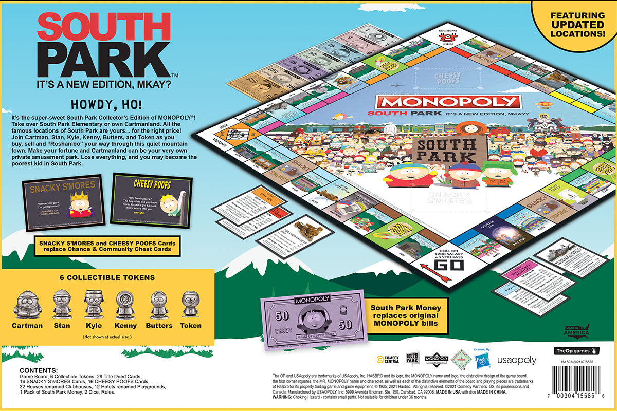 MONOPOLY®: South Park - Cờ tỷ phú phiên bản hoạt hình - The Op Games
