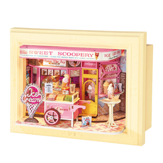 Rolife Sweet Scoopery Ice Cream 3D Wooden Puzzle DP002 - Mô hình gỗ 3D lắp ráp DIY - Rolife
