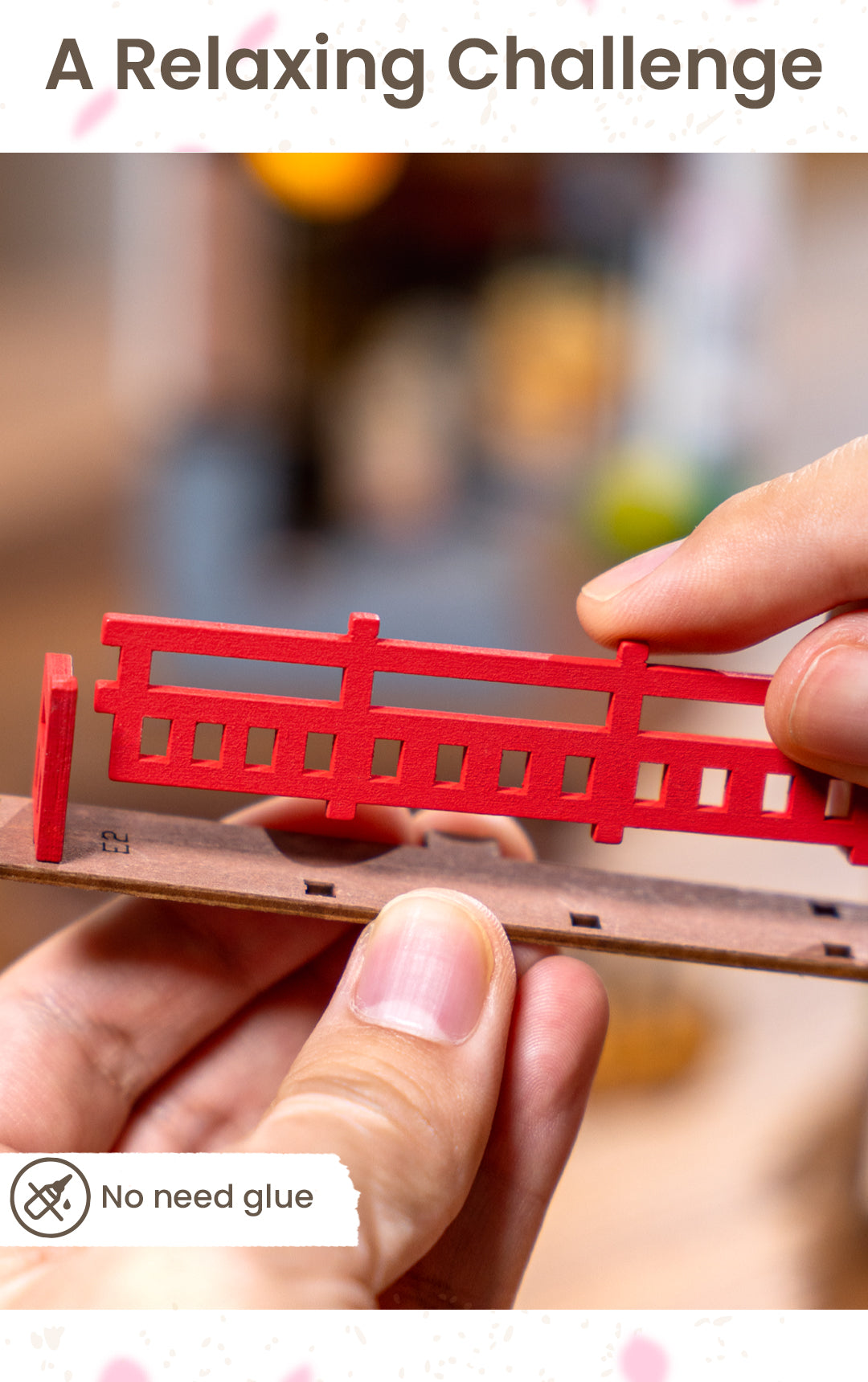 Rolife Book Nook Shelf Insert - Sakura Wine Alley TGB11 - Mô hình gỗ 3D tự lắp ráp - Rolife